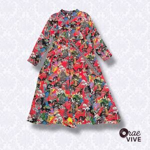 Emily Lovelock Maxi Dress M Tibetan Landscape